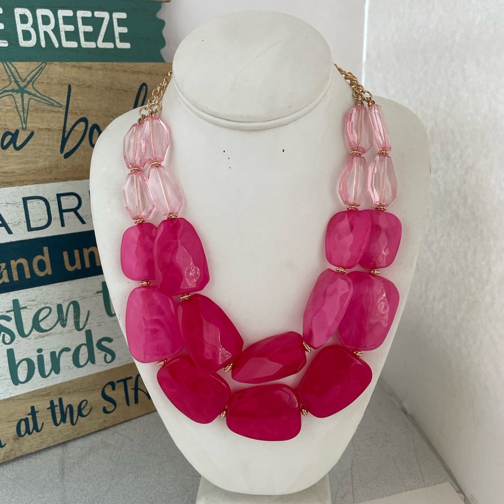 Pink Pop Necklace | Bold Statement Fashion Jewelry